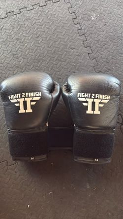 Fight to Finish Boxing Gloves (14oz)