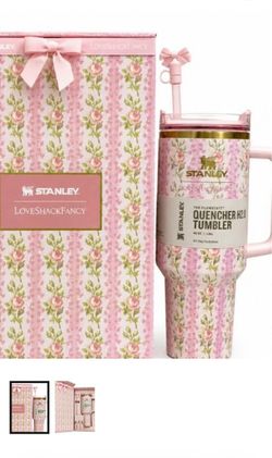Set of 3 new in box Stanley Love Shack Fancy Tumblers