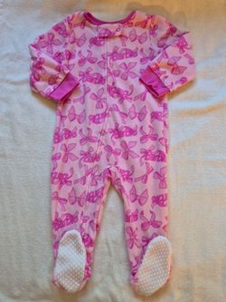 NEW! Baby/Toddler "Barbie" footed pj's,  Size 18 months