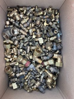 13 pounds of brass fittings