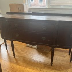 Antique Buffet Table 