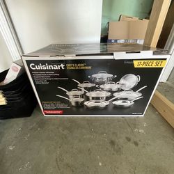 17 piece pots and pans