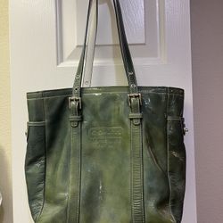 Coach Leather Faded Handbag/purse 