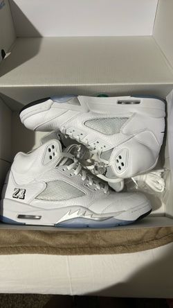Jordan 5 white metallic