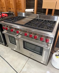 WOLF 48” PROFESSIONAL GAS RANGE + GRIDDLE