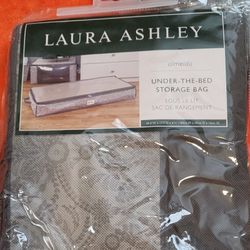 2 LAURA ASHLEY UNDER-THE-BED STORAGE BAGS $10 OBO