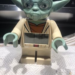 Collectable Star Wars Yoda Alarm Clock Figure Like New