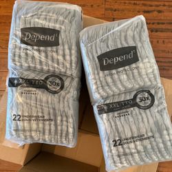 Depend Men XXL Briefs Diapers