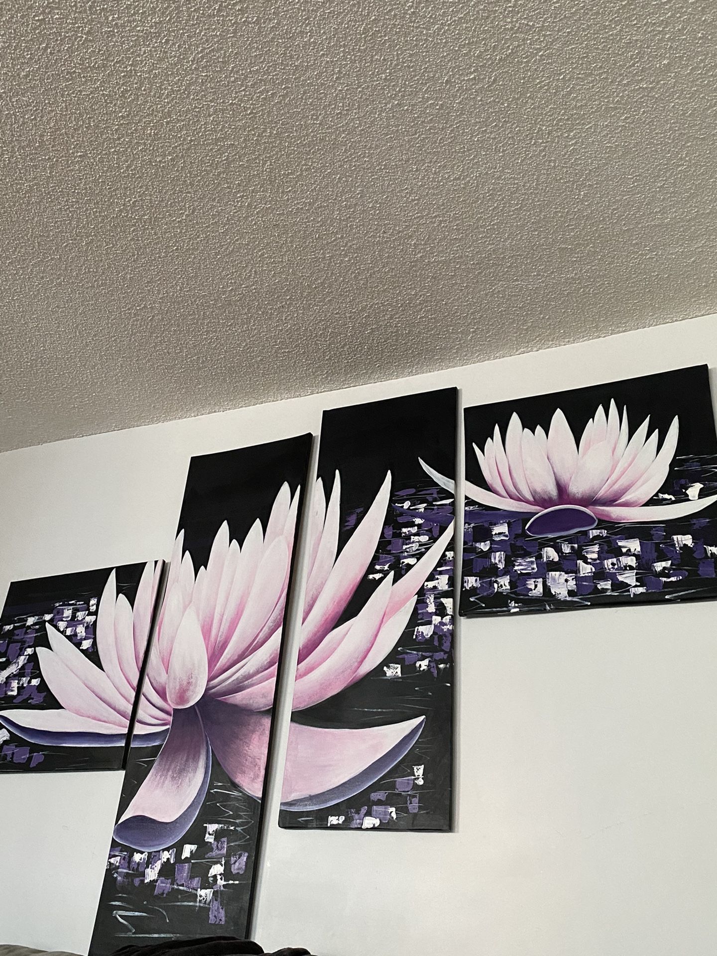 4 Pcs Art Oil Painting With A Frame
