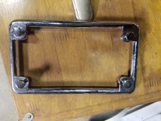 Harley/ honda motorcycle license plate frame