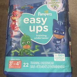 New Pampers Easy Ups 3T-4T