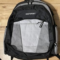 Eastsport 18" USB Laptop Backpack Large Black Bag