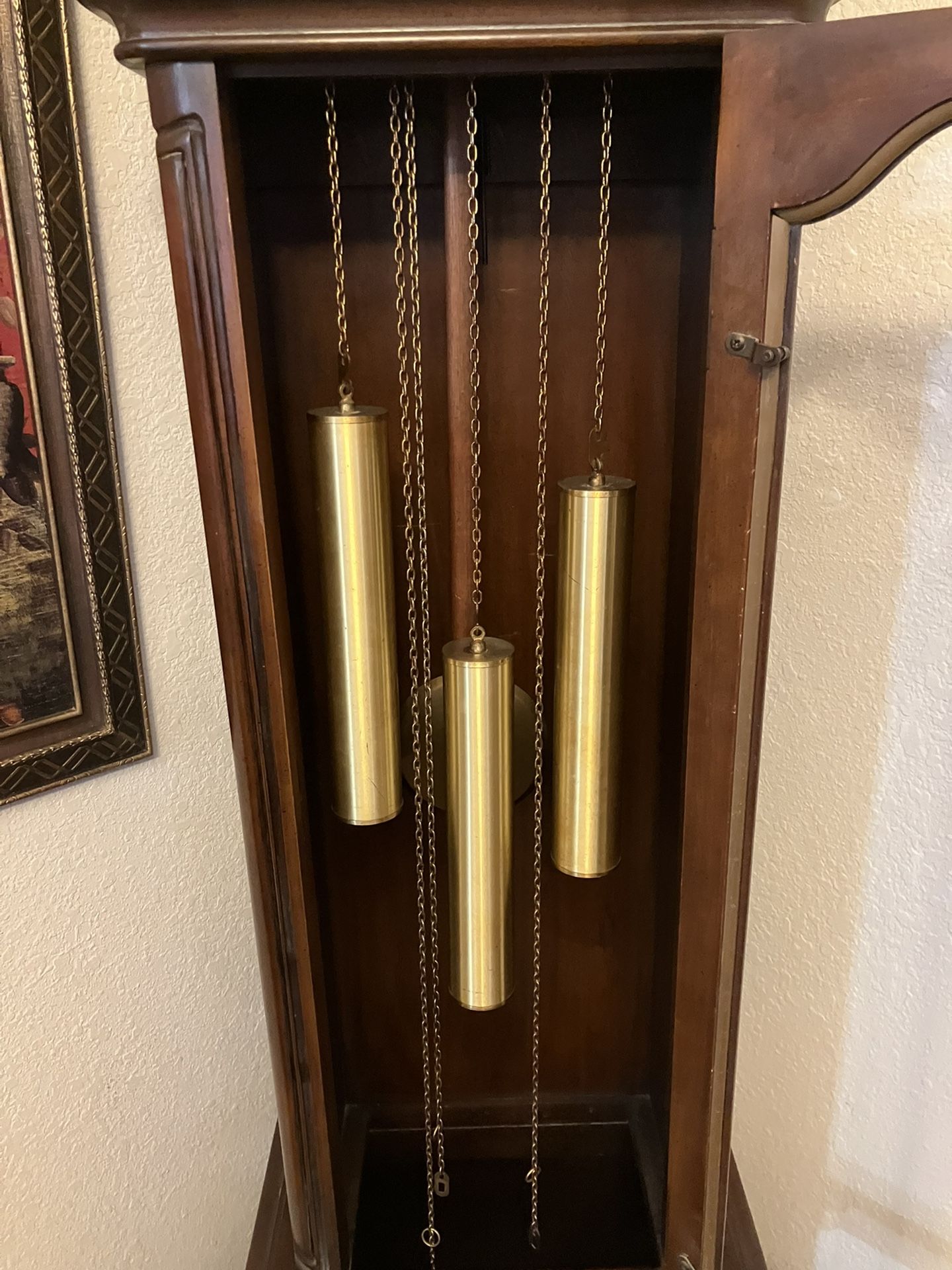 VINTAGE TEMPUS FUGIT GRANDFATER CLOCK