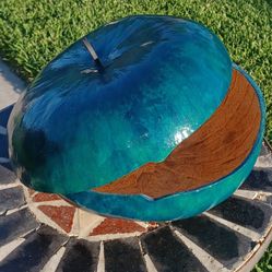 Aquarian Creations Gourd (Real) Art Container / Box 9 in. x 5 in.