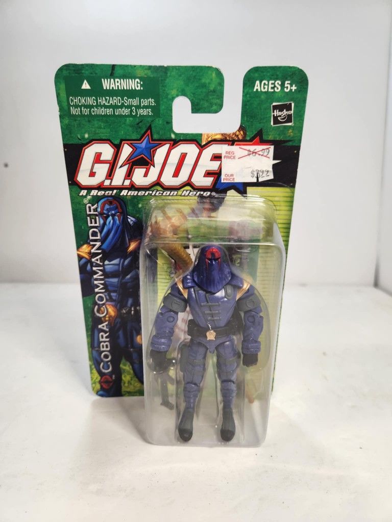 NEW Vintage GI Joe Cobra Commander ARAH 2003 Action Figure Toy Hasbro Military