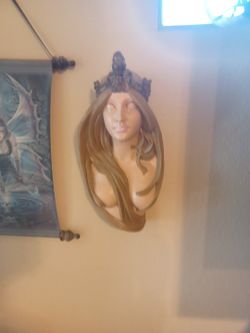 Medieval Princess Hand Painted Resin Statue