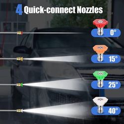 High Pressure Washer Four Color Nozzles