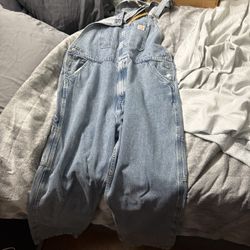 Levi Overalls XL Loose Throughout