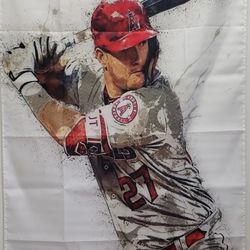 Mike Trout Angels Flag 5ftx3ft $20 Firm On Price