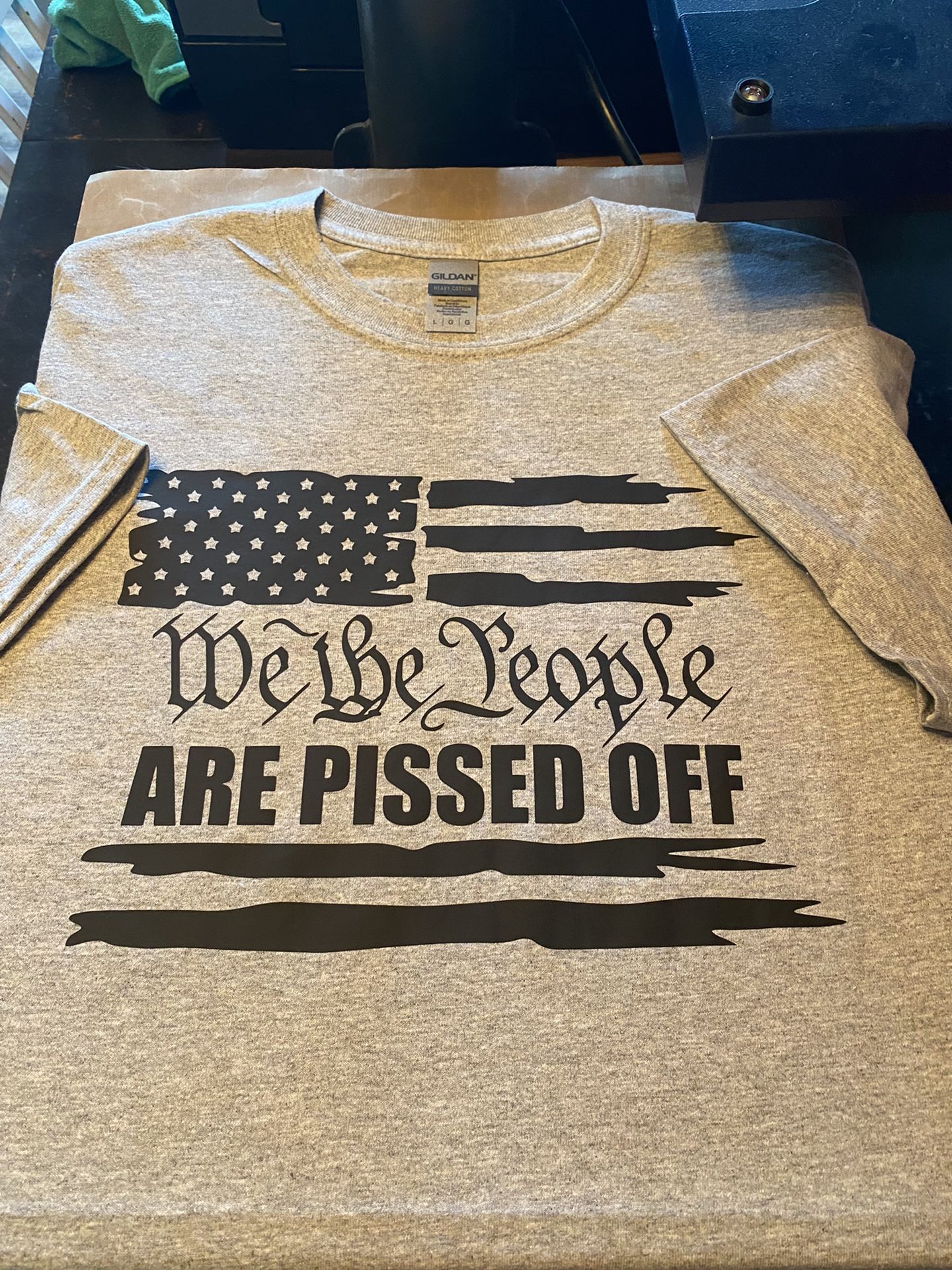 Vintage US Flag We The People Are Pissed Off Graphic T Shirt Men Or Women