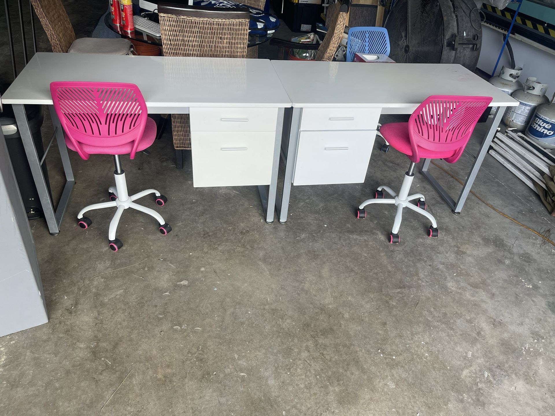 Desk And Chairs