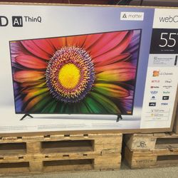 55" Screen Led Smart 4k By LG ThinQ. 55UR8000. 1 Year Warranty