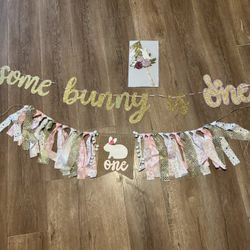 Somebody is One First Birthday Decorations