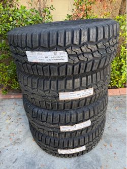 285/70r17 Hankoon tires nuevas con 65,000 millas de garantía las 4