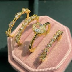 diamond flower crystal zircon 