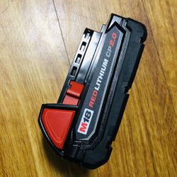 Milwaukee M18 2.0ah Lithium-Ion Battery.  New/Never Been Used. Retails For $89 + Tax