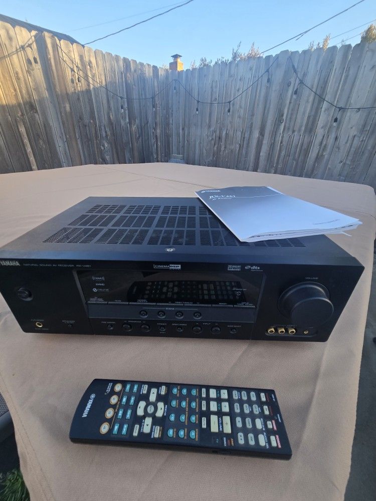 Yamaha RX-V461 5.1 channel home theater professional receiver