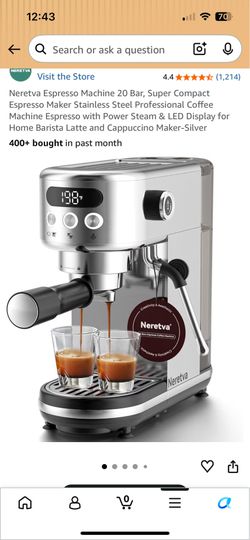 New neretva espresso machine