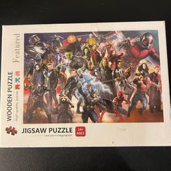 Avengers Endgame Wooden Jigsaw Puzzle