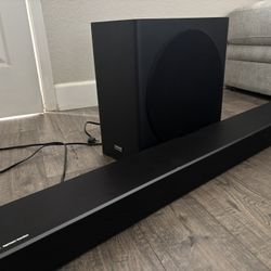 Samsung HW-Q80R Soundbar with subwoofer 