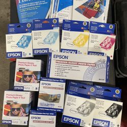 Epson Stylus Photo Paper And Printer Ink Cartridges 