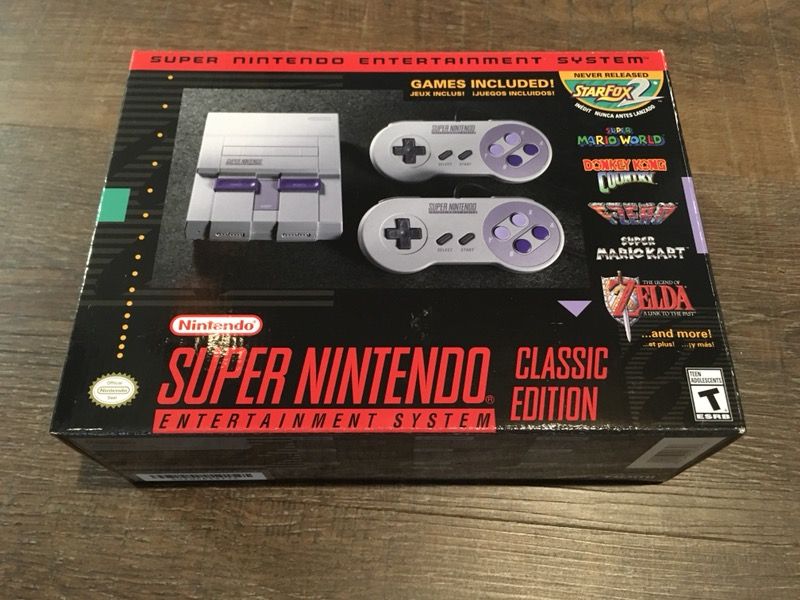 SNES classic mini Super Nintendo Entertainment System