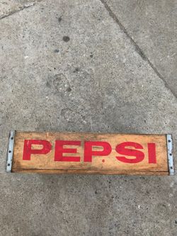 Pepsi-cola Vintage Wooden Crate