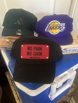 3 hats for 45 also i have SnapBack sports teams