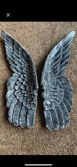 Angel wings wall art
