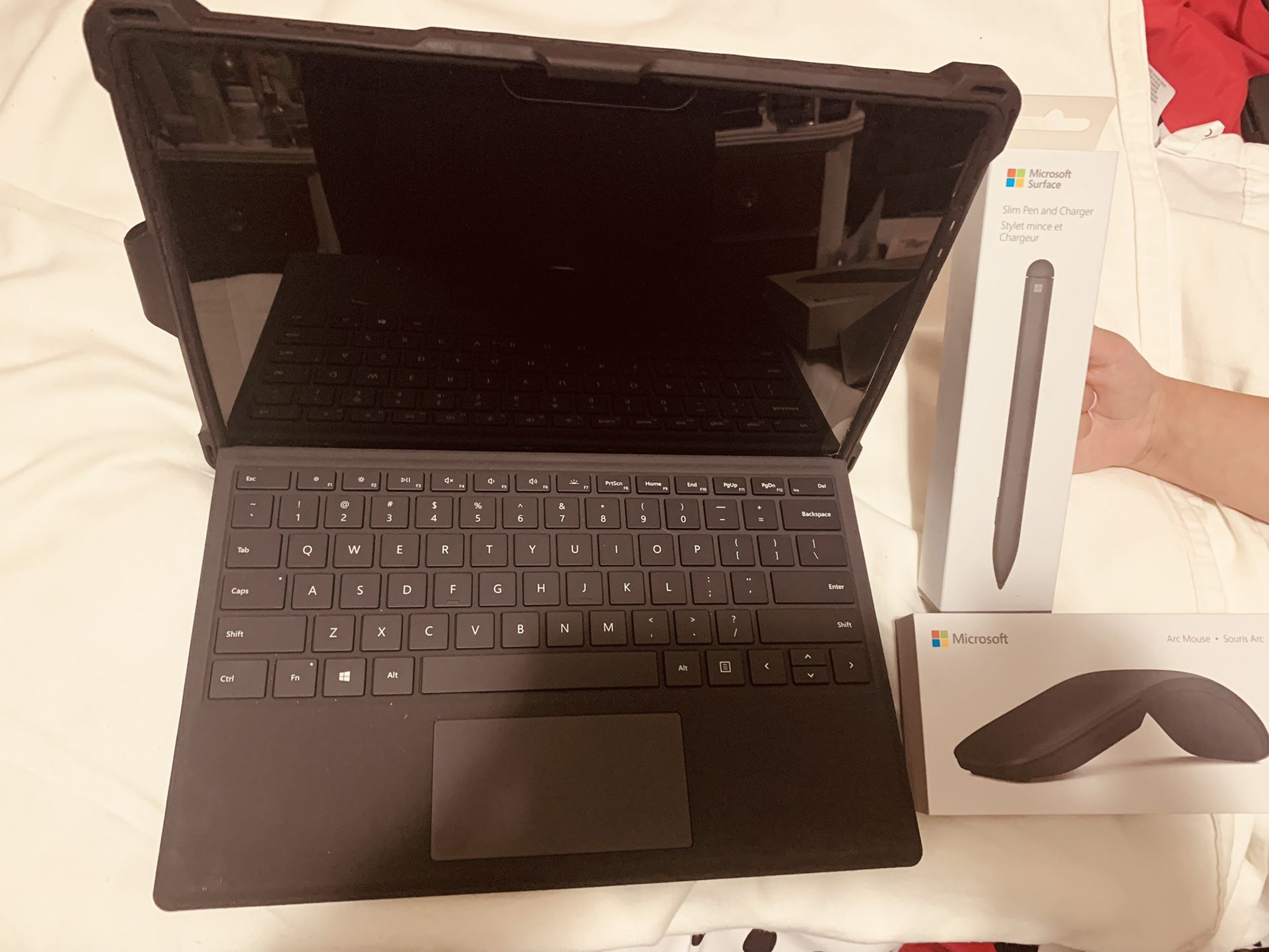 Microsoft Surface Pro 7 With All The Accessories 