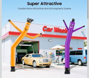 LookOurWay 1 HP Weather-Resistant Air Dancer Blowers on Wheels