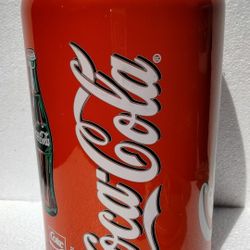Gibson Ceramic Coca Cola Can Cookie Jar 