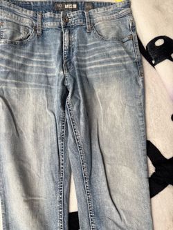 men’s Jake buckle jeans.