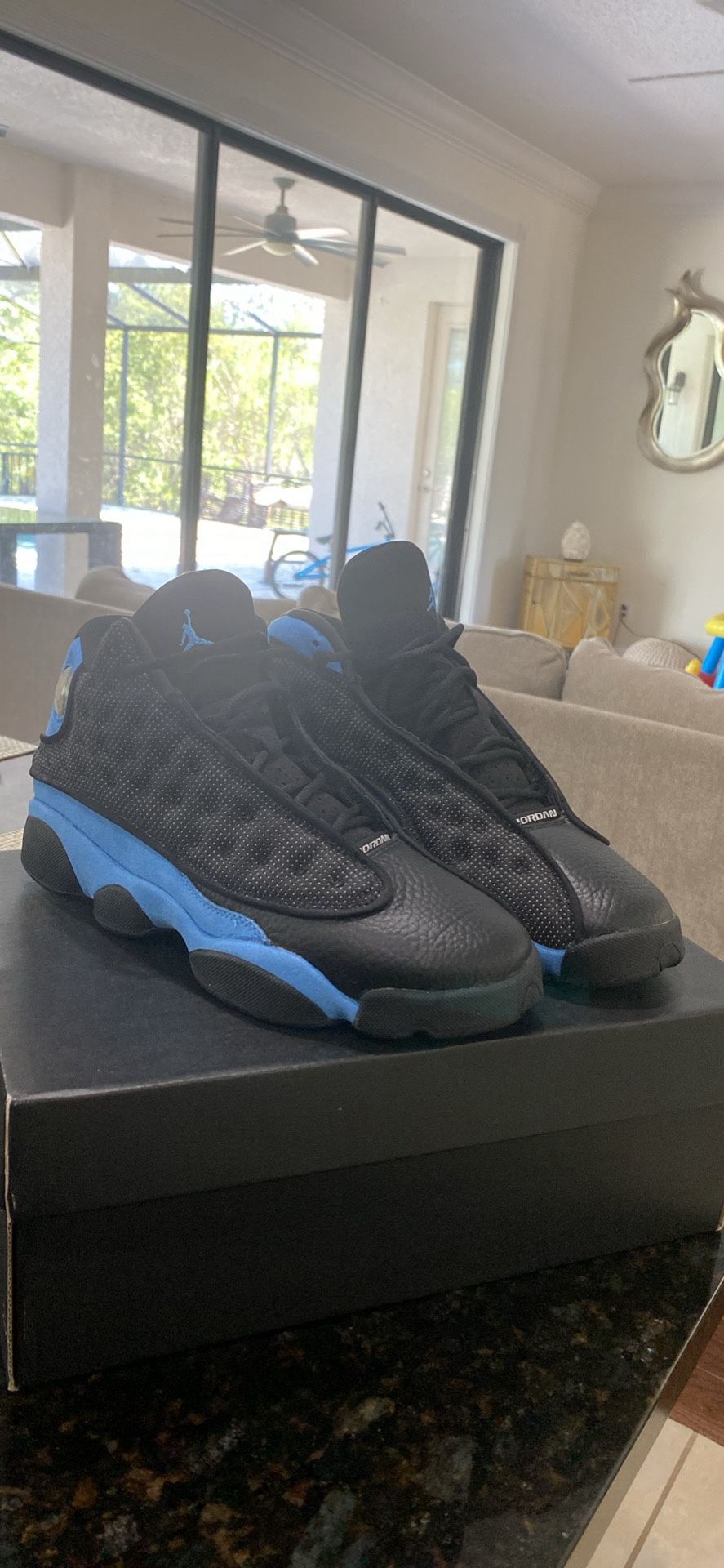 Air jordan 13 retros Black/University blue