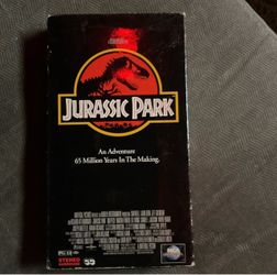 jurassic park vhs