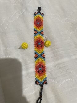 Juego De Pulsera Con Aretes