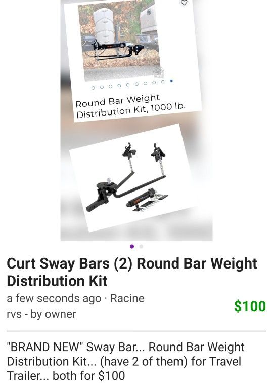 Curt Sway Bar(s)