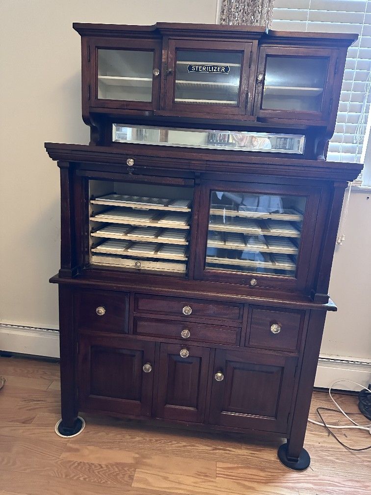 Vintage Dental Cabinet