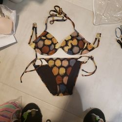 Victoria Secret Swim Bikini Set Top And Bottom 