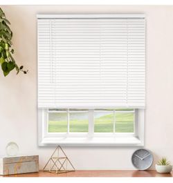 Brand New Window Blinds , Gloss White , 59"W X 36"H
